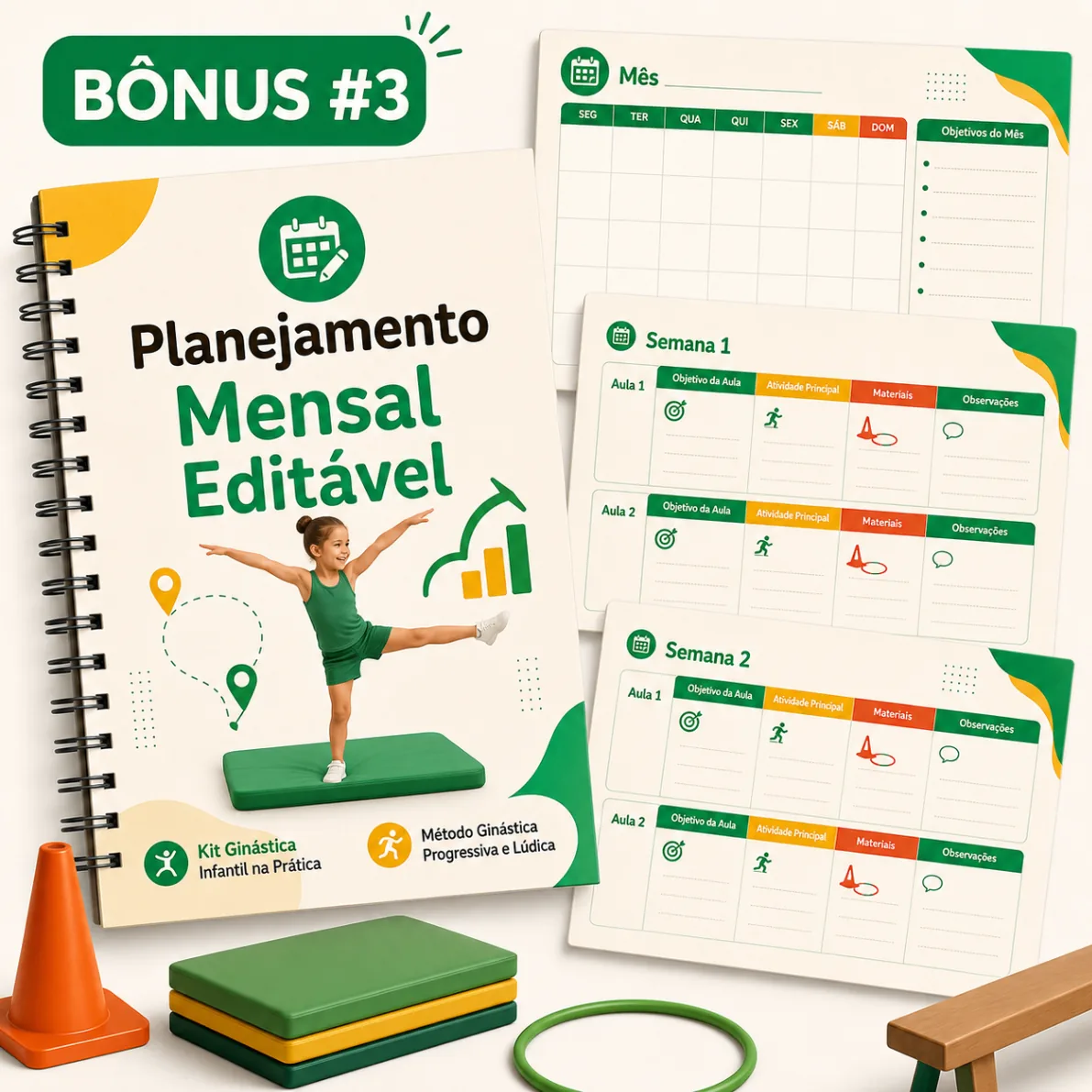 Planejamento Mensal Editável